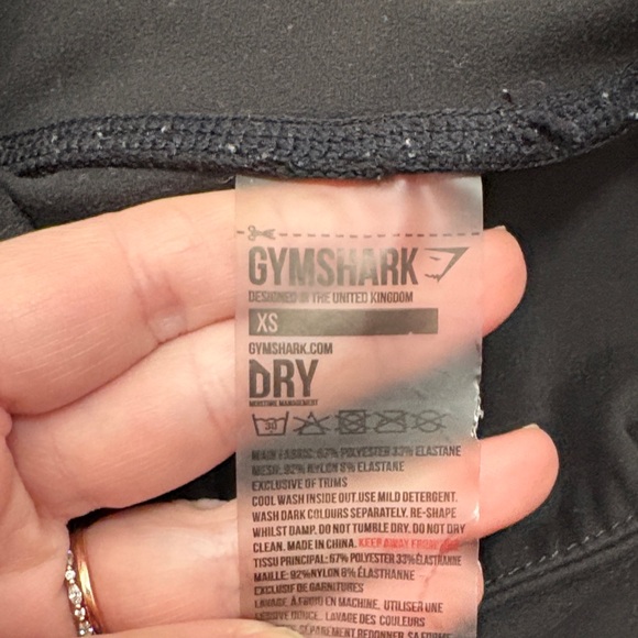 Gymshark High-Rise Black Leggings Size XS - Picture 5 of 11